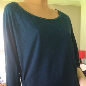 Ombré tunic in blue shades